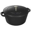 La Cocotte, Set de casseroles Noir mat, 2-pces, small 2