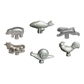 Set of 6 Animal Lid Knobs