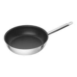Stegepande 28 cm, 18/10 rustfrit stål, Sølv-Sort