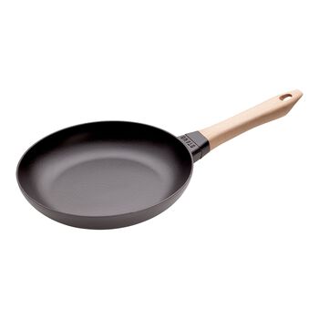 Kızartma Tavası Ahşap Tutacaklı | döküm demir | 24 cm,,large 1