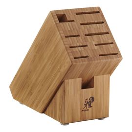 8, Knife block empty, Bamboo