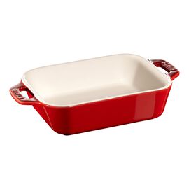 Plat à four 14 cm, Rectangulaire, Cerise
