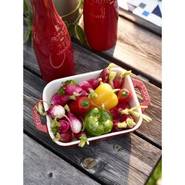 Plat à four 14 cm, Rectangulaire, Cerise