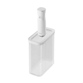 CUBE Saklama Kabı 3M / 21 cm, şeffaf-beyaz,,large 4