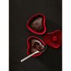 Ceramique, Mini poêle à frire 10 cm / 200 ml, Coeur, Cerise, small 2