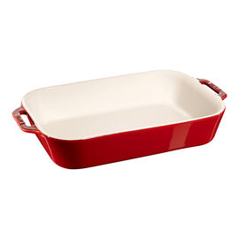Plat à four 34 cm, Rectangulaire, Cerise