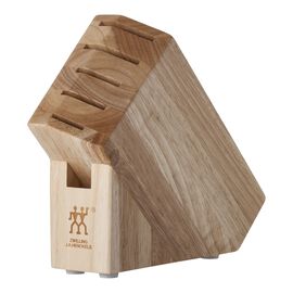 6, Knife block empty, brown