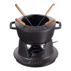 Conjunto para fondue 16 cm, Preto