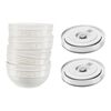 Fresh & Save BOWLS, Skålset med vakuumlock/6 delar, 12 cm/Elfenbensvitt, small 1