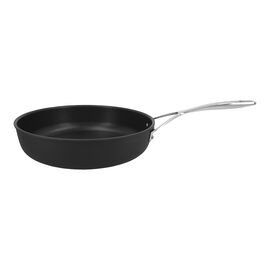 Frigideira laterais altas 28 cm, Alumínio, Preto prateado