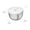Fresh & Save BOWLS, Stainless steel / M/L 9-pcs Vacuum starter set, small 22