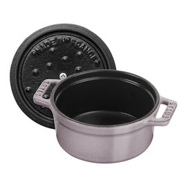 Mini cocotte 10 cm, redondo, Flor de cerejeira, Ferro fundido