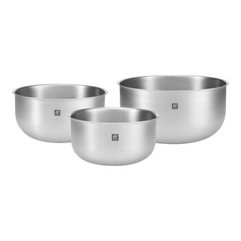 Kase Seti | 18/10 Paslanmaz Çelik | 3-parça | Metalik Gri,,large 1
