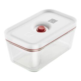 Vakuum box M, Glas, Röd