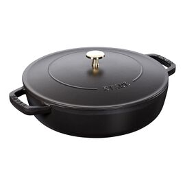 Sauteerpan Chistera 24 cm / 2,5 l, Zwart