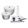 Fresh & Save BOWLS, Stainless steel / M/L 9-pcs Vacuum starter set, small 1