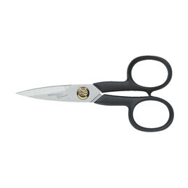 Tijera doméstica 10 cm, Acero inoxidable, Negro