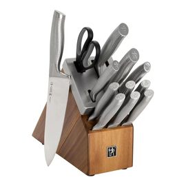 13 Piece, Knife block set, grey