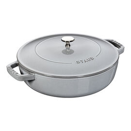 Sauteuse chistera 28 cm / 3,7 l, Gris graphite