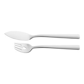 2-st, Set med fiskbestick, Silver