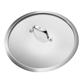 28 cm round Aluminium Saute pan with handle black