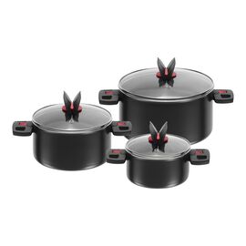 Kochtopfset 3-tlg, Aluminium