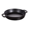 Pans, Poêle à paella 34 cm, Noir, small 1