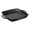 Grillpander, Grillpande 28 cm, Støbejern, Sort, small 1