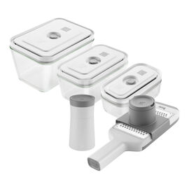 Set grattugia & conserva frutta e verdura, 5-PZ.