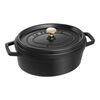 La Cocotte, Cocotte 31 cm / 5,5 l, Oval, Noir, small 1