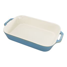 Plat à four 34 cm, Rectangulaire, Turquoise antique