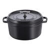 La Cocotte, Cocotte Buster+Punch 28 cm, rund, Schwarz, Gusseisen, small 4