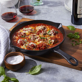 26 cm Cast iron Frying pan black
