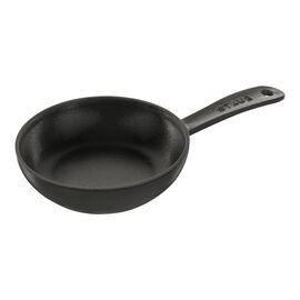 16 cm Cast iron Frying pan black