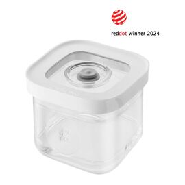 CUBE Container S / 11 cm, 0.35 Qt, Transparent-white