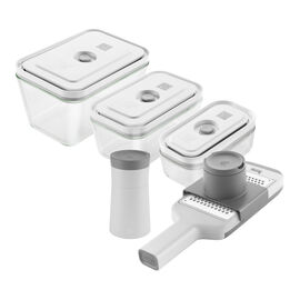 Vakuumset med rivjärn och spiralizer
