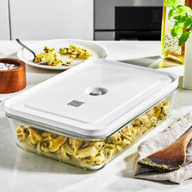 Vakuumbehållare set, stora boxar, glas och plast