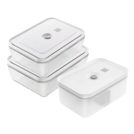 Vakuumbehållare set, stora boxar, glas och plast