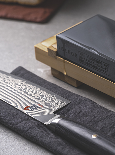 Japanische Messer schärfen
